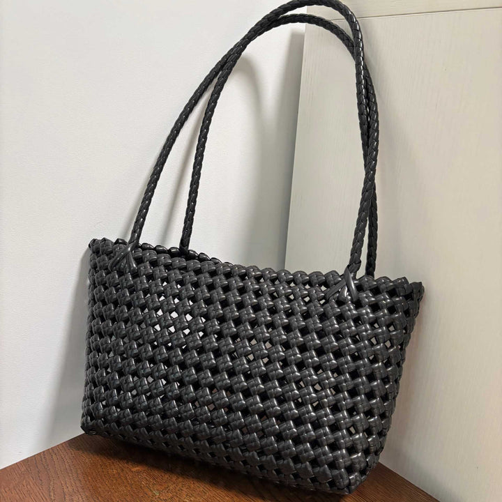 Handwoven shopping bag with soft handle Bowlift