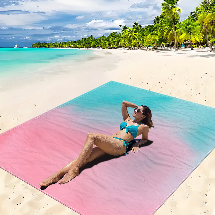 Mandala Design Beach Mat Bowlift