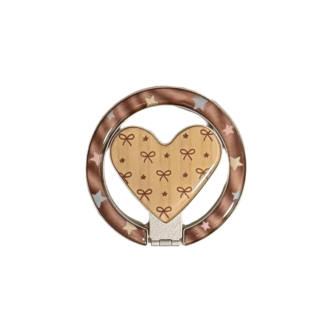 Heart-shaped hand mirror Bowlift
