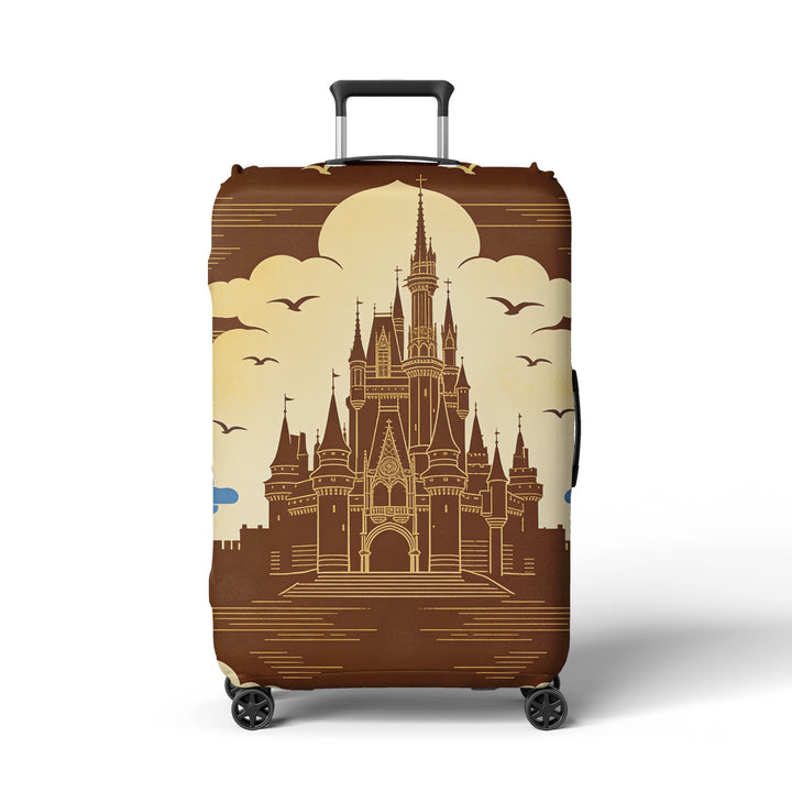 Women's Travel Trolley Bowlift with elegant baroque pattern