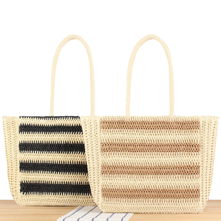 Beach bag with modern zebra pattern Bowlift