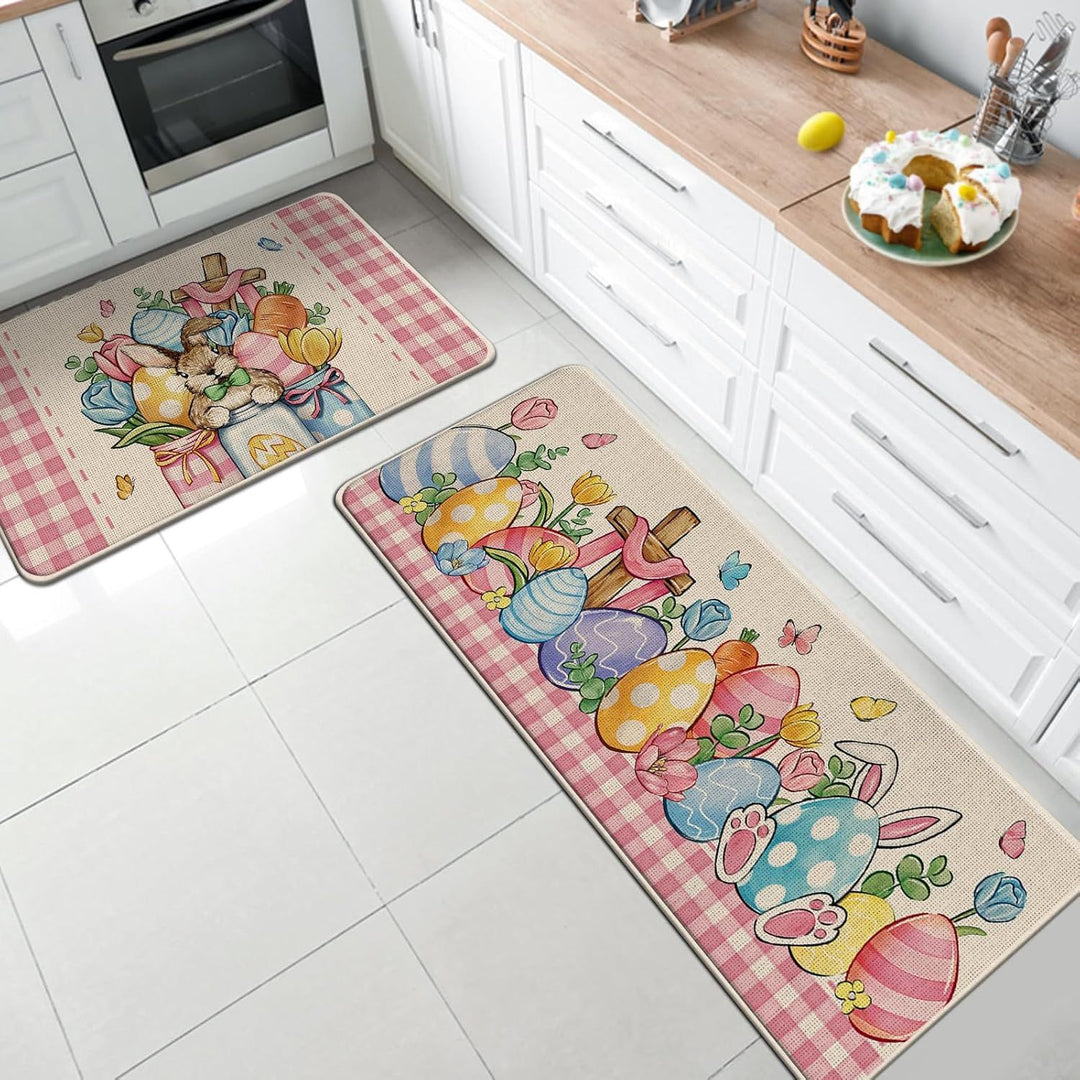 Children's Easter-Themed Kitchen Floor Mat Bowlift