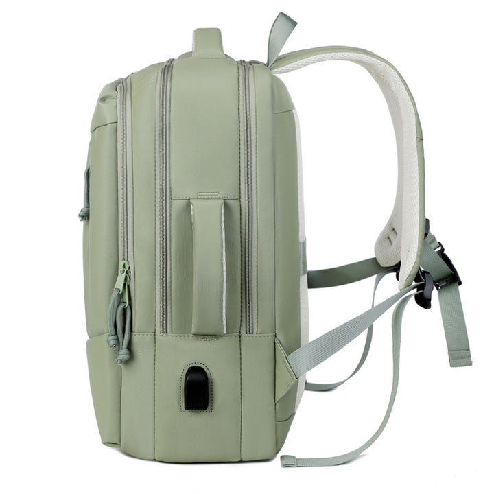 Functional travel backpack with separate laptop compartment and ergonomic design Bowlift