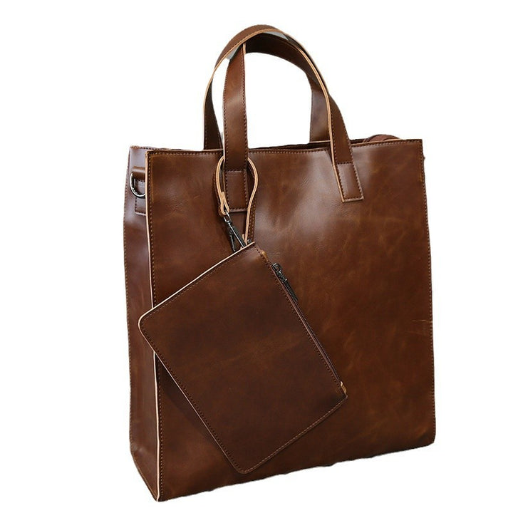 Stylish and Spacious Leather Bag Bowlift