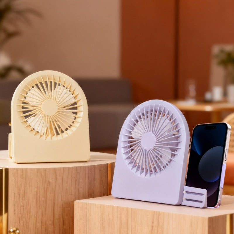 Women's Portable Table Fan with USB Connection and Adjustable Tilt Angle Bowlift