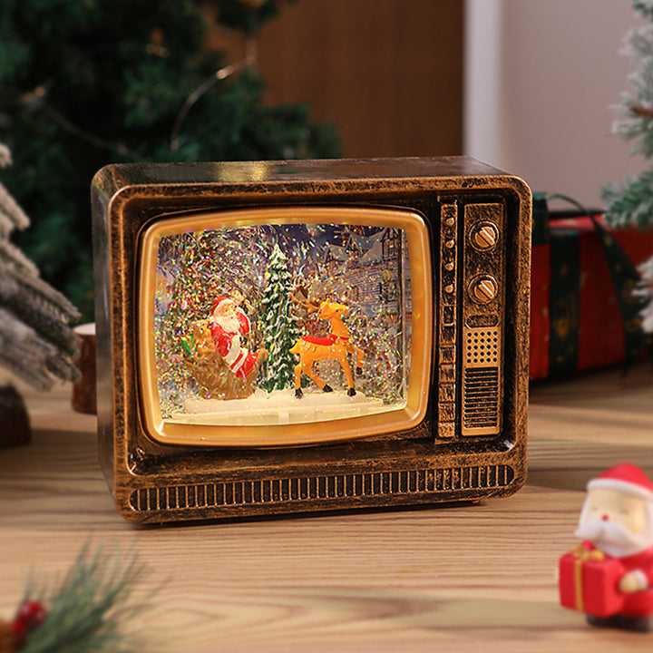 Nostalgic Snow Globe TV Bowlift