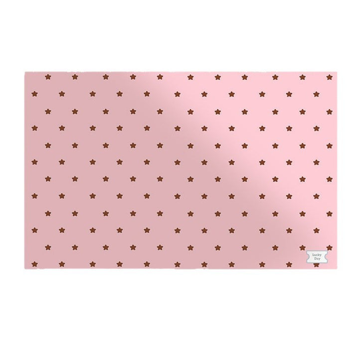Cozy Star Pattern Bath Mat Bowlift
