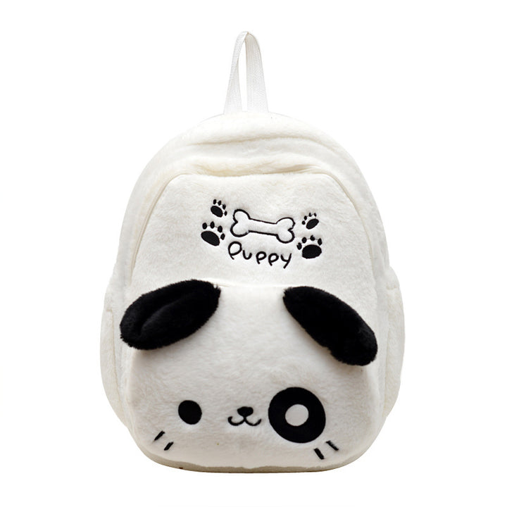 Plush backpack with dog design Bowlift