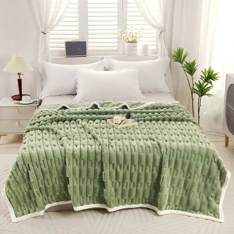Luxurious Textured Throw Blanket