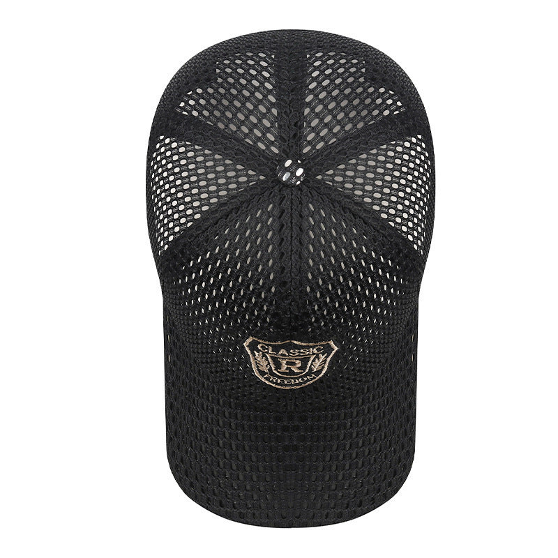 Women's Sporty Mesh Baseball Cap with UV Protection Bowlift