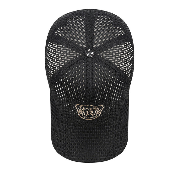 Women's Sporty Mesh Baseball Cap with UV Protection Bowlift