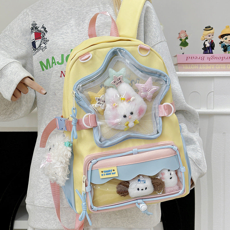 Fun Star-Shaped Design Backpack Bowlift
