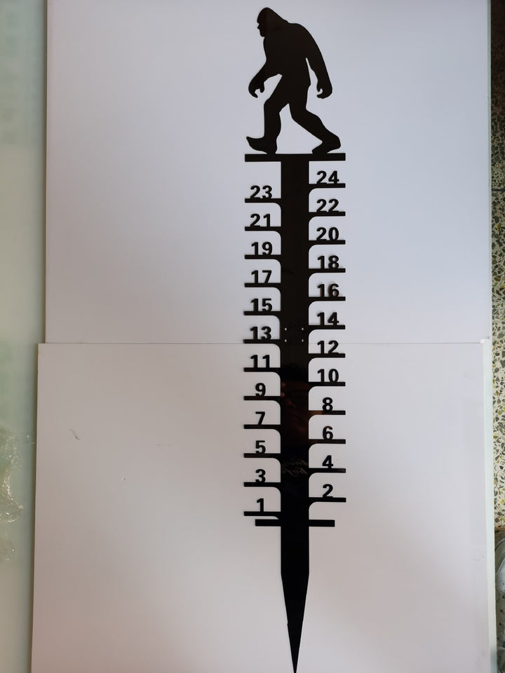 Skiing-Themed Growth Chart