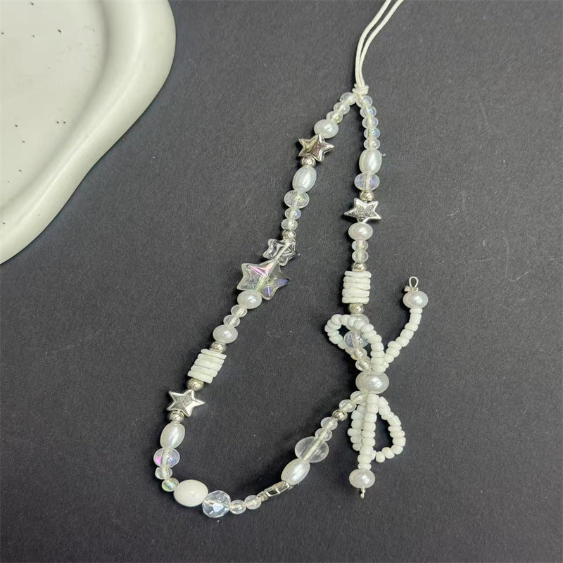 Charming Beaded Phone Lanyard Bowlift