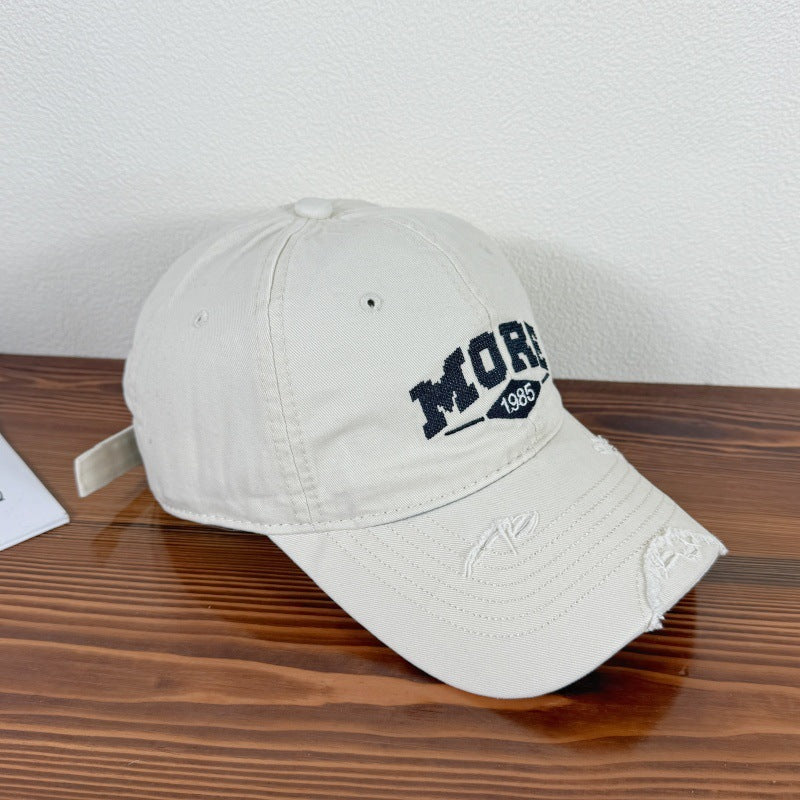 Men's Distressed Casual Baseball Cap Bowlift