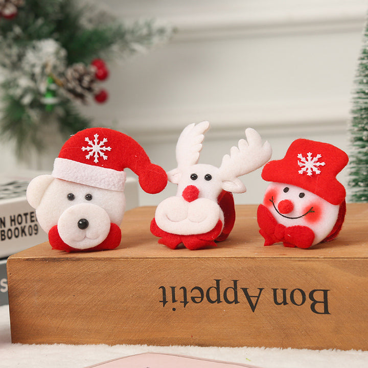 Festive Reindeer Hair Clip Bowlift