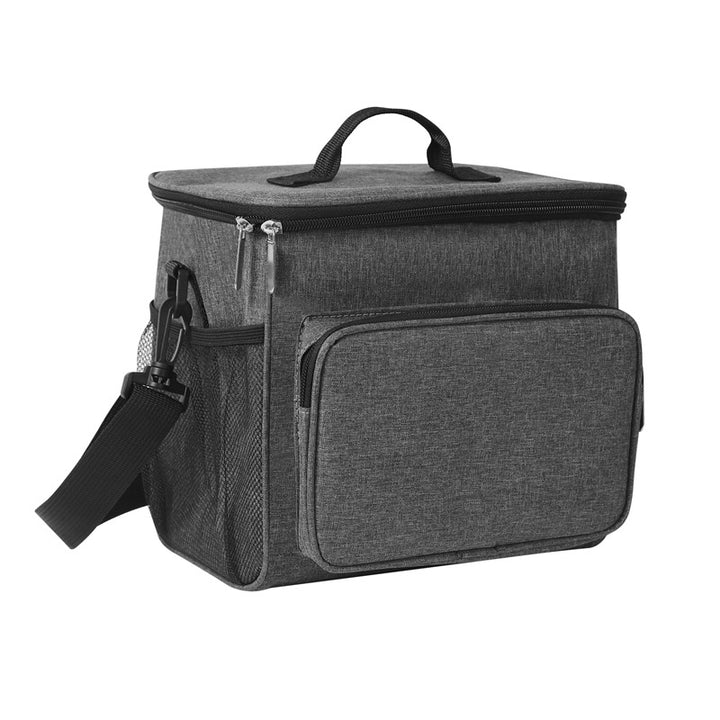 Insulated Soft-Sided Cooler Lunch Bag with Shoulder Strap and External Pockets Bowlift