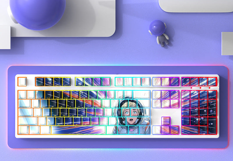 Custom Graphic Mechanical Keyboard Bowlift