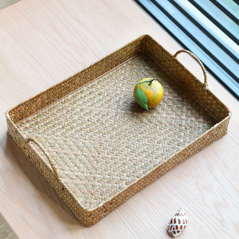 Handwoven Multi-Purpose Serving Tray Bowlift