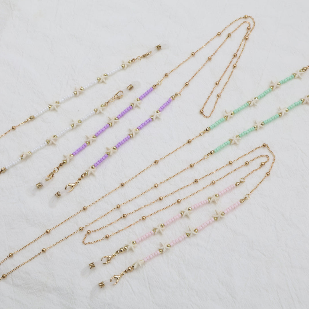 Beach-Inspired Beaded Eyewear Chain Bowlift