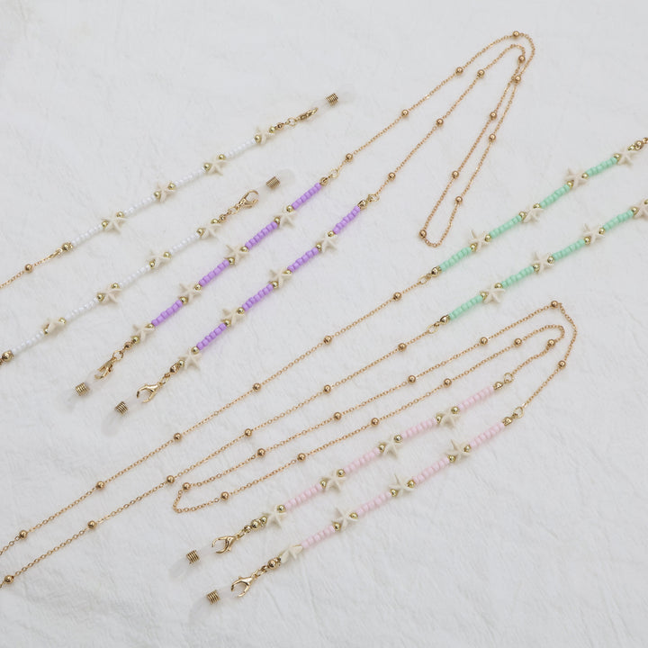 Beach-Inspired Beaded Eyewear Chain Bowlift