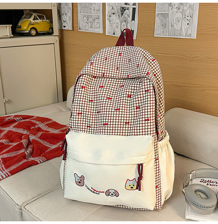 Cute Bow-Embellished Backpack Bowlift