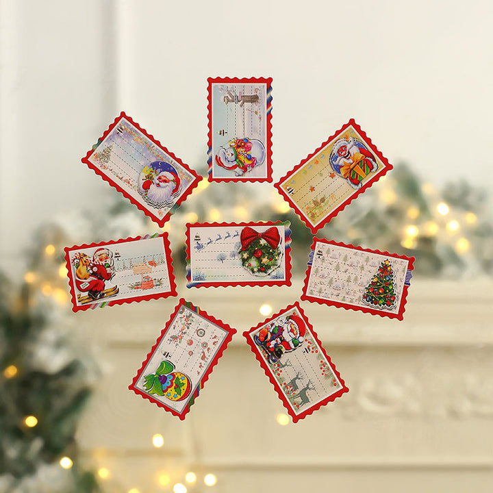 Holiday Greeting Card Stickers Bowlift