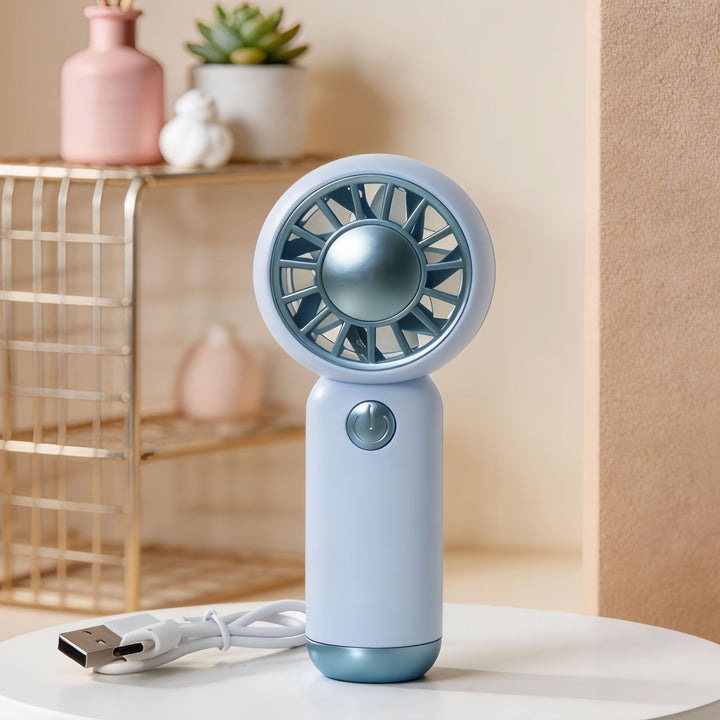 Hand fan with USB charging function and ergonomic design Bowlift
