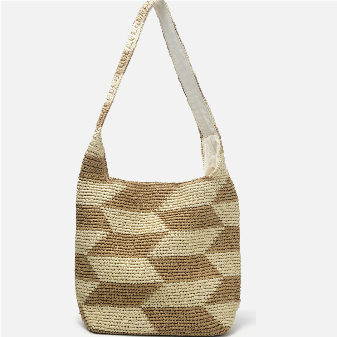 Stylish handbag made of natural weave Bowlift