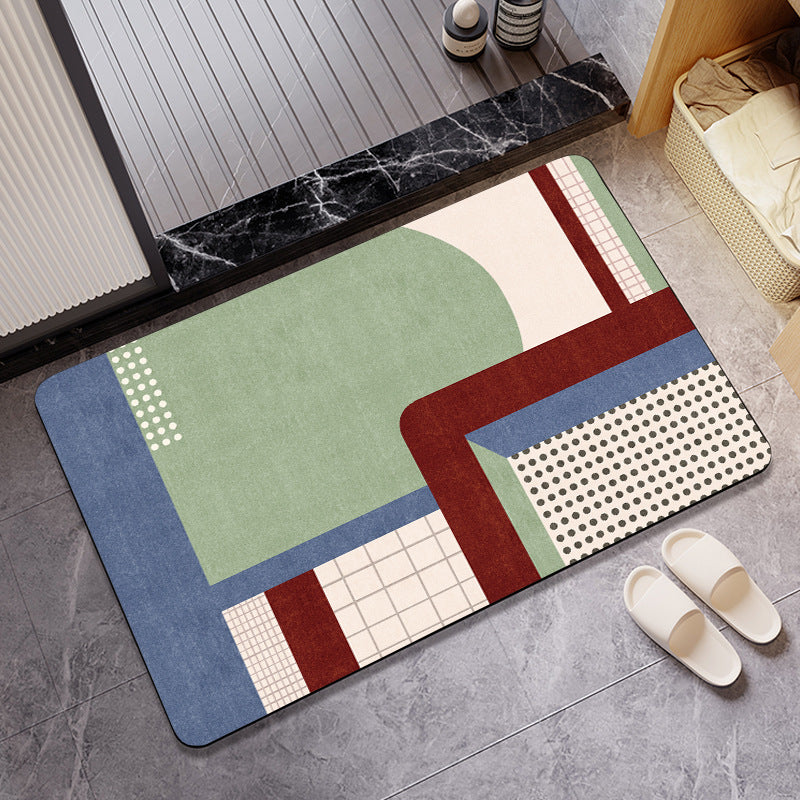 Non-Slip Modern Bath Mat Bowlift