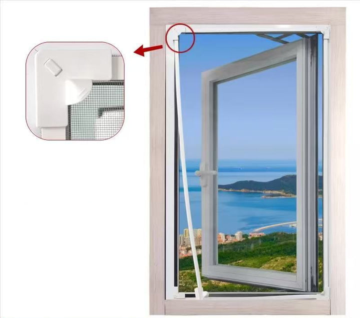 Adjustable Window Insect Barrier Bowlift