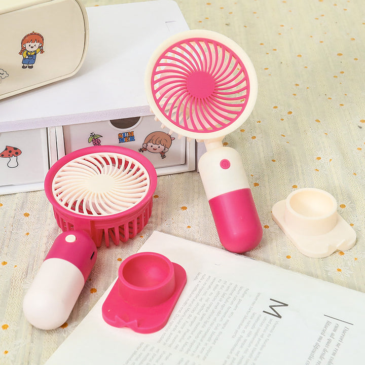 Women portable mini hand fan with USB connection and ergonomic design Bowlift