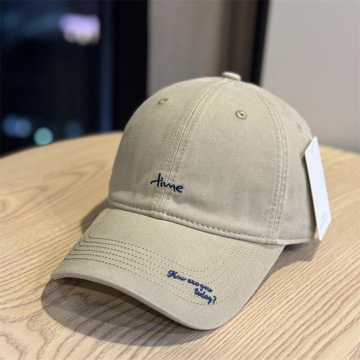Women's Casual Embroidered Adjustable Cap Bowlift