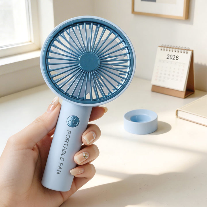 Portable hand-held fan with animal design Bowlift