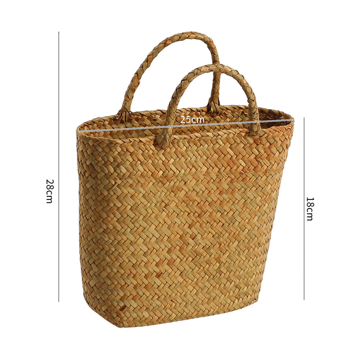 Handcrafted Woven Shopping Tote Bowlift