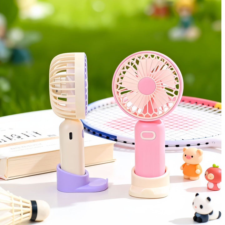 Portable Usb Mini-Fan with Flexible Tilt Adjustment Bowlift