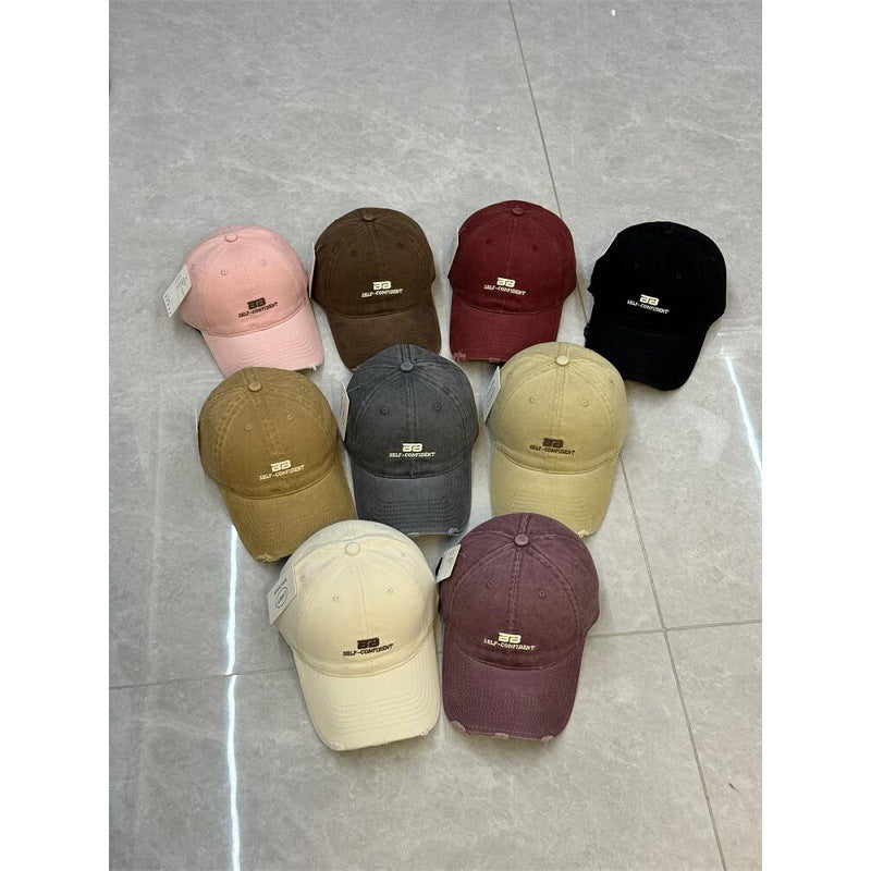 Men's Vintage Distressed Baseball Cap Bowlift