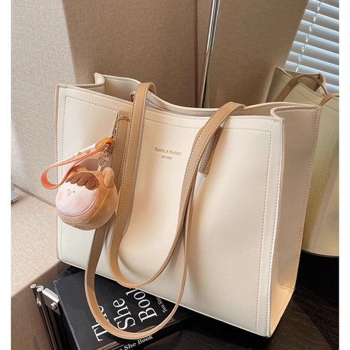 Minimalist Leather Tote Bag Bowlift