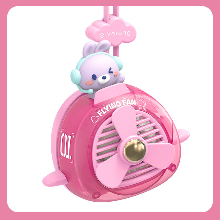 Women Creative Portable Mini Fan Bowlift
