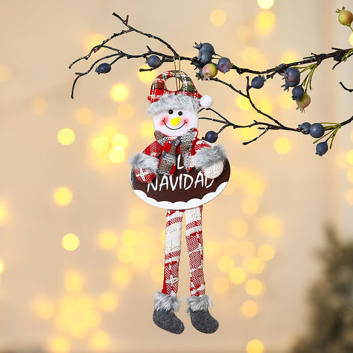 Decorative Felt Snowman Ornament Bowlift