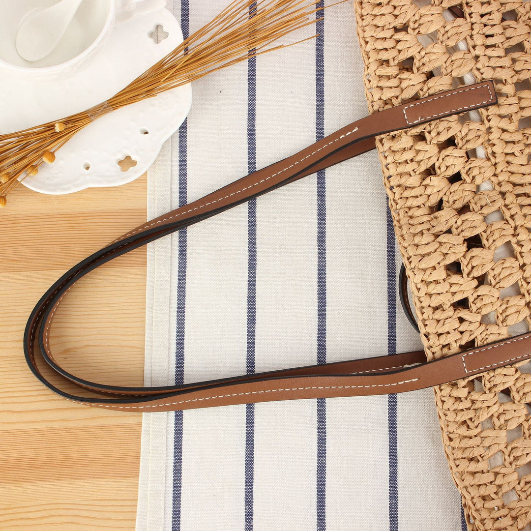Handmade Beach Bag Made of Natural Wicker Bowlift