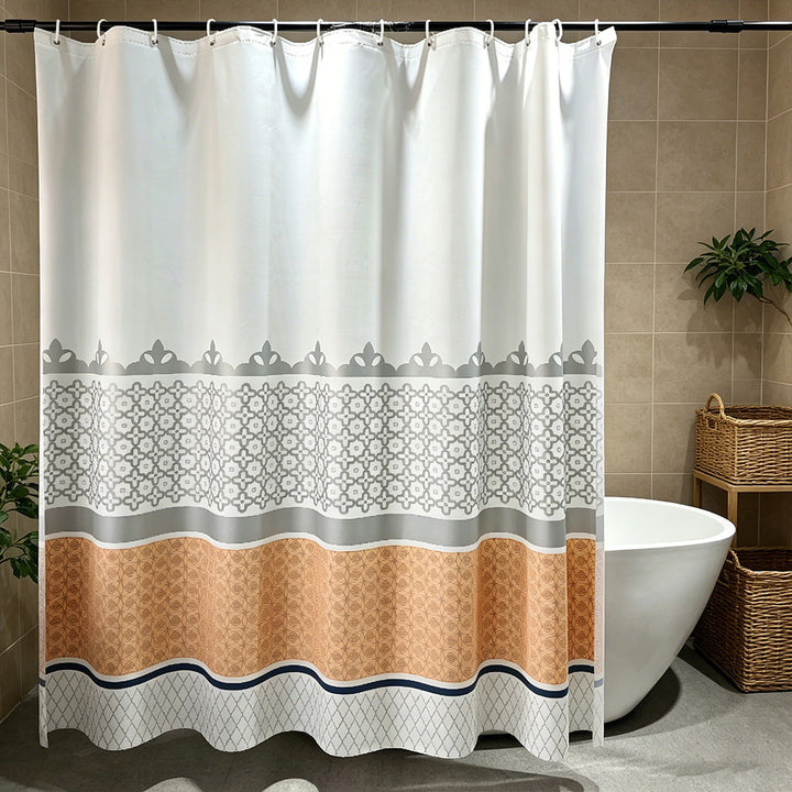 Stylish Geometric Shower Curtain Bowlift