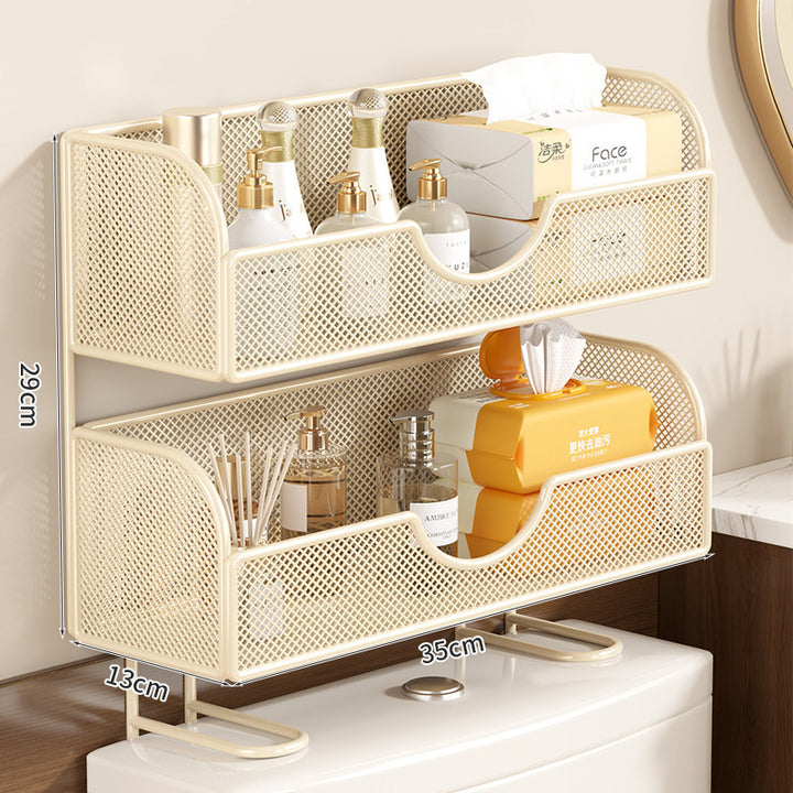 Over-Toilet Storage Organizer Rack Bowlift