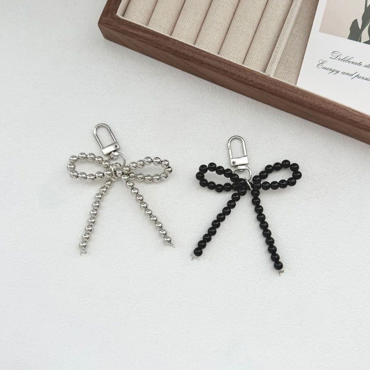 Elegant Pearl Bow Keychain Bowlift