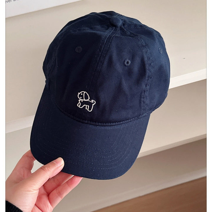 Women's Casual Embroidered Dog Baseball Cap Bowlift