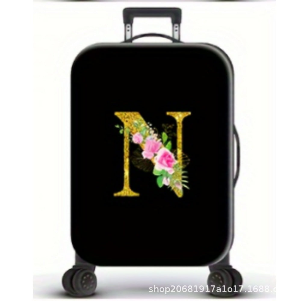 Women Hard Shell Suitcase with High-Quality Floral Design Bowlift