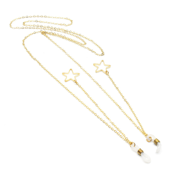 Star-Embellished Eyewear Chain Bowlift