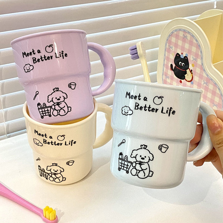 Ceramic mug with cute animal design Bowlift