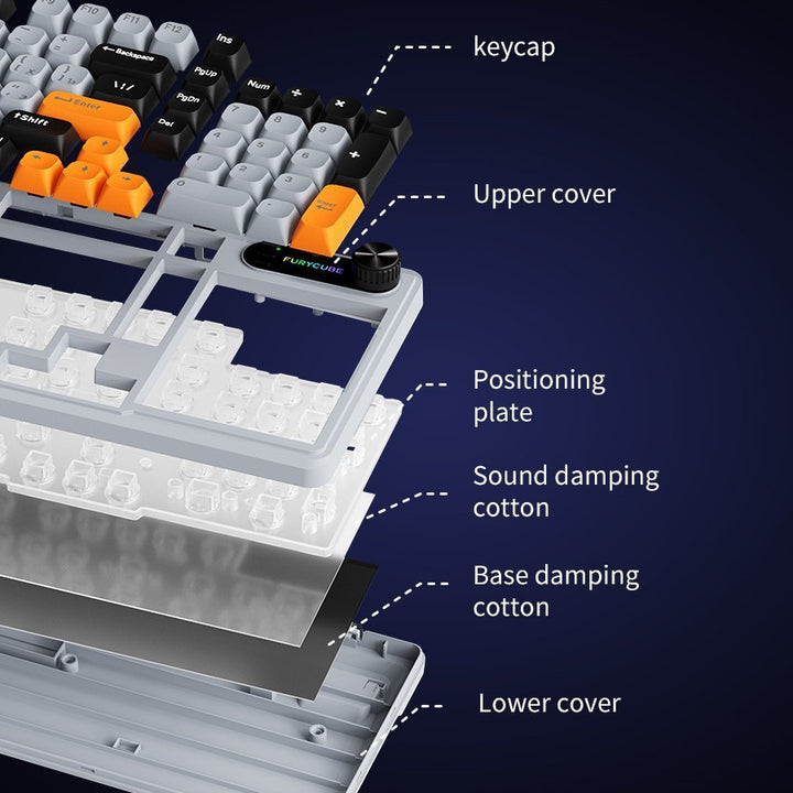 Gaming Keyboard Bowlift
