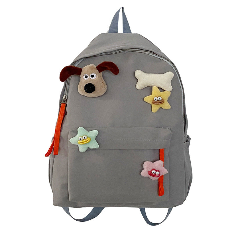 Kids' Playful Character Design School Backpack Bowlift